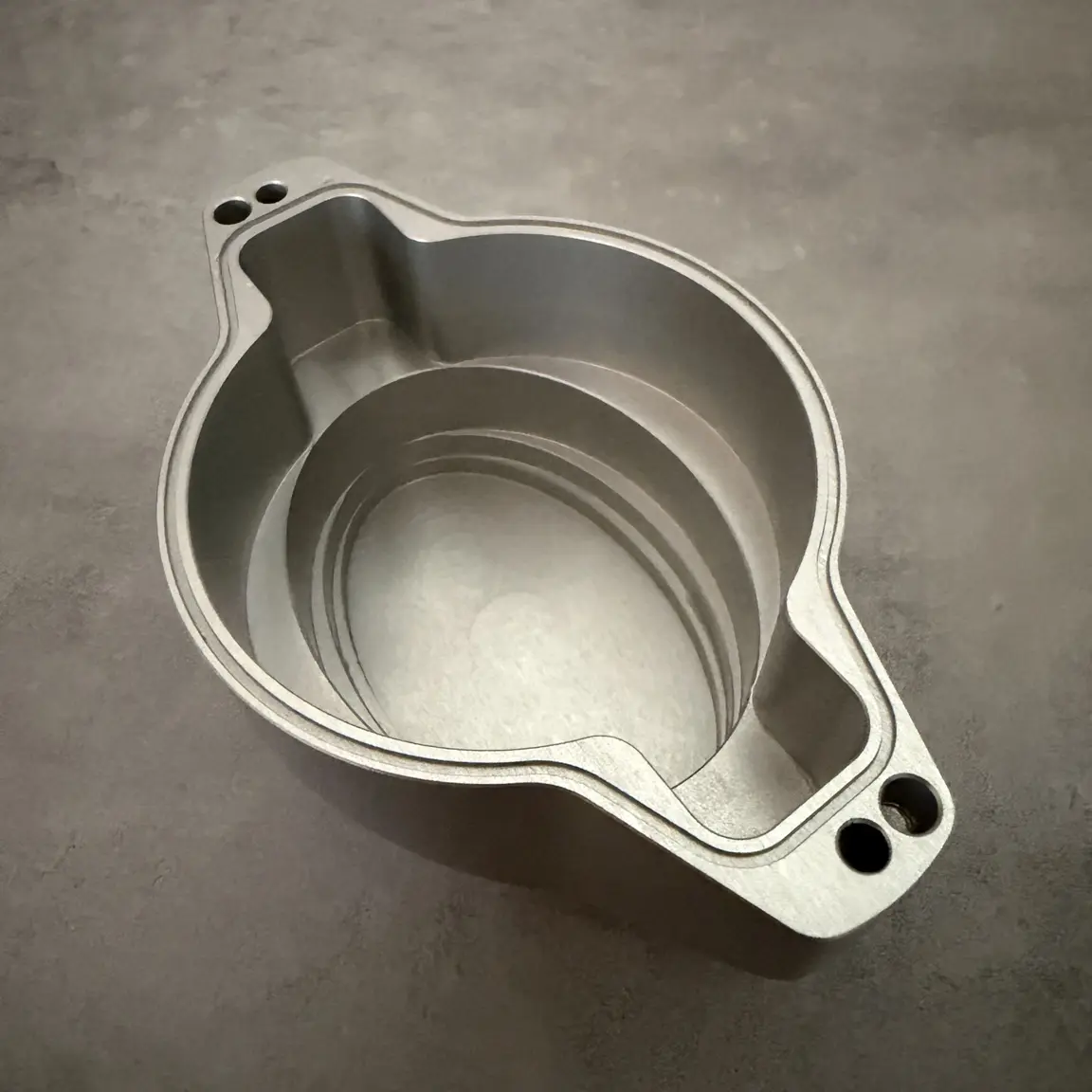 Alloggiamento lavorato CNC, vista interna